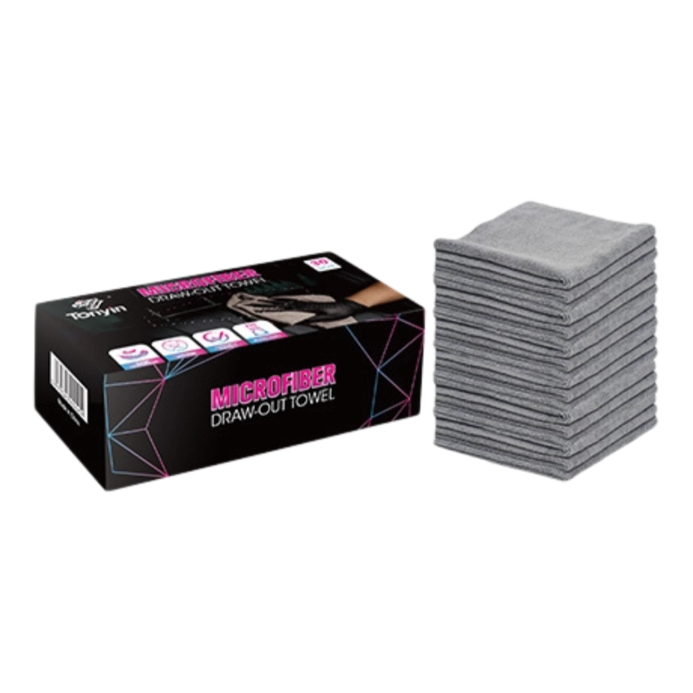 Microfiber Draw-Out Towel (30 x 30cm 220gsm) (TF04B)