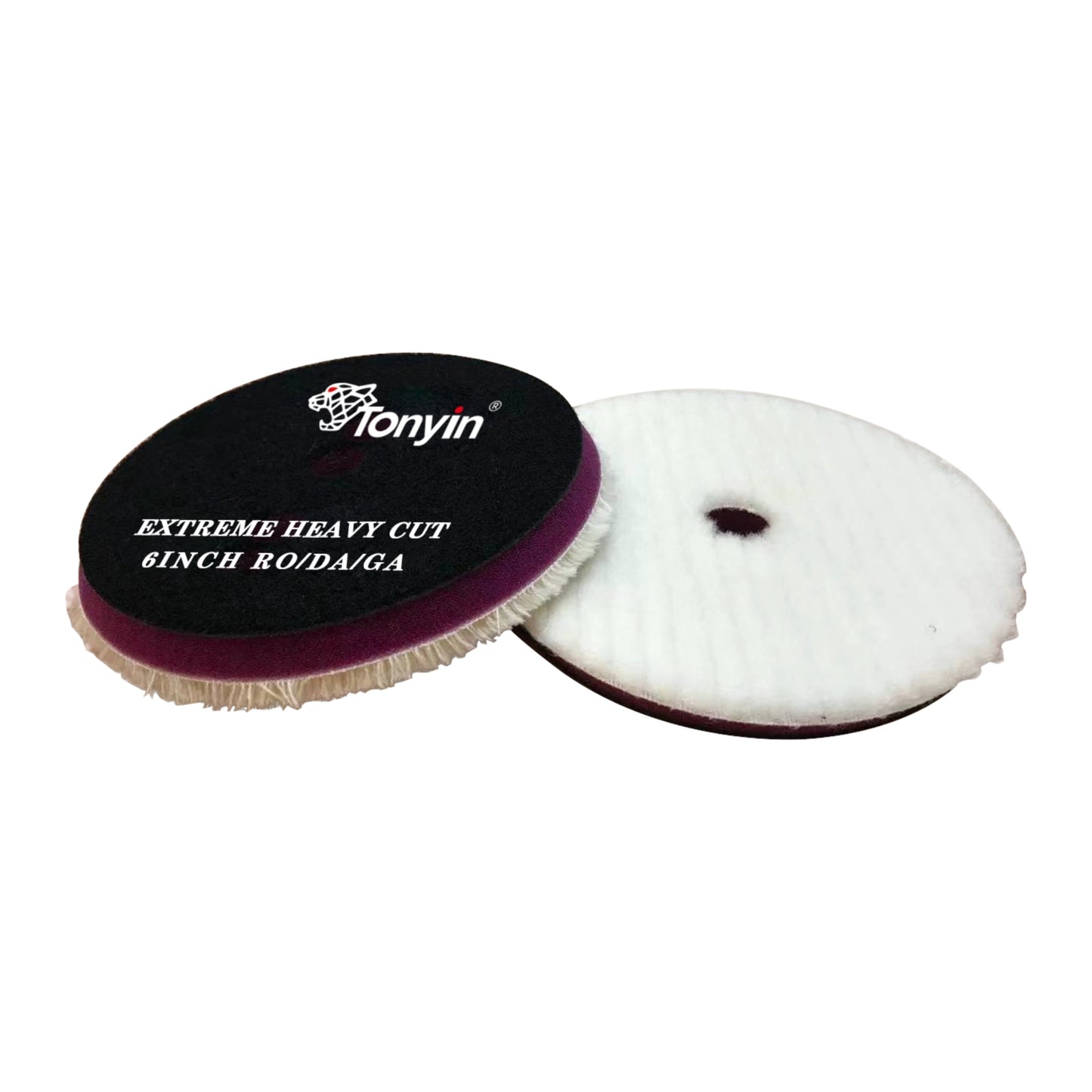 Tonyin 6 Inch Wool Polish Pad Extreme Heavy Cut (TP01B)