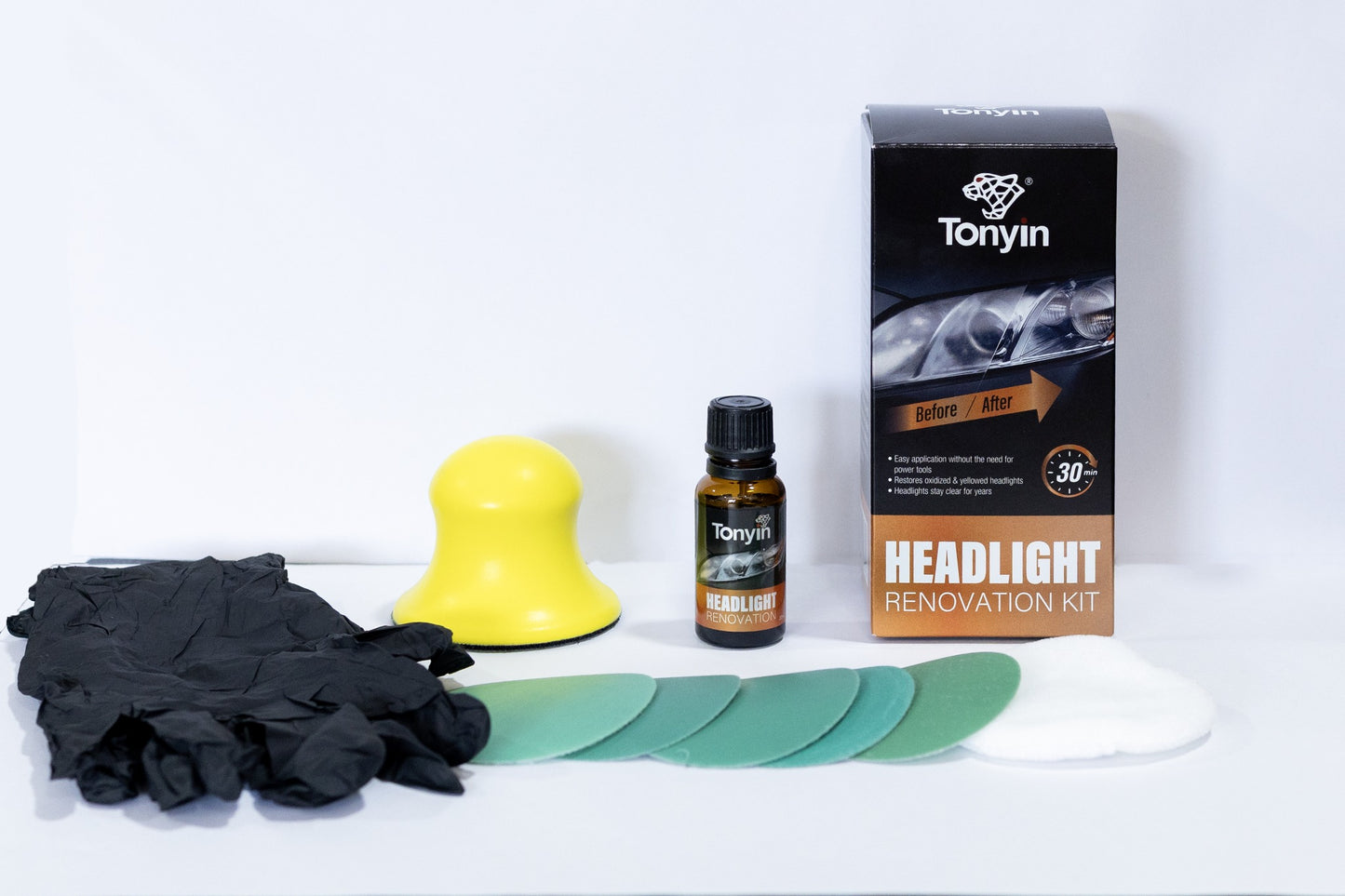 TONYIN HEADLIGHT RENOVATION KIT (TD13)